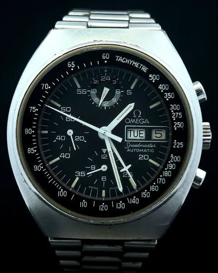 Omega Speedmaster Mark IV 42MM Black Dial Steel Bracelet (176.0012)