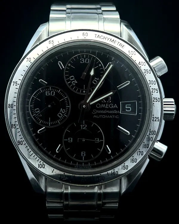 Omega Speedmaster Date 39MM Black Dial Steel Bracelet (3513.50.00)