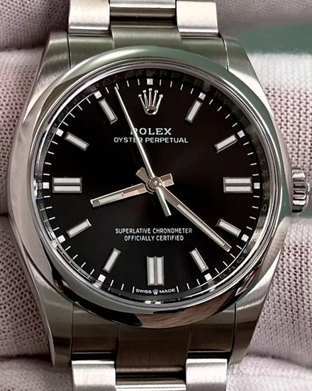 2024 Rolex Oyster Perpetual 36MM Black Dial Oyster Bracelet (126000)