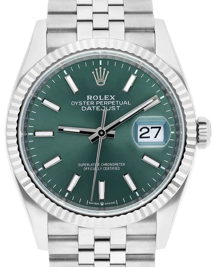 2024 Rolex Datejust 36MM Green Dial Jubilee Bracelet (126234)