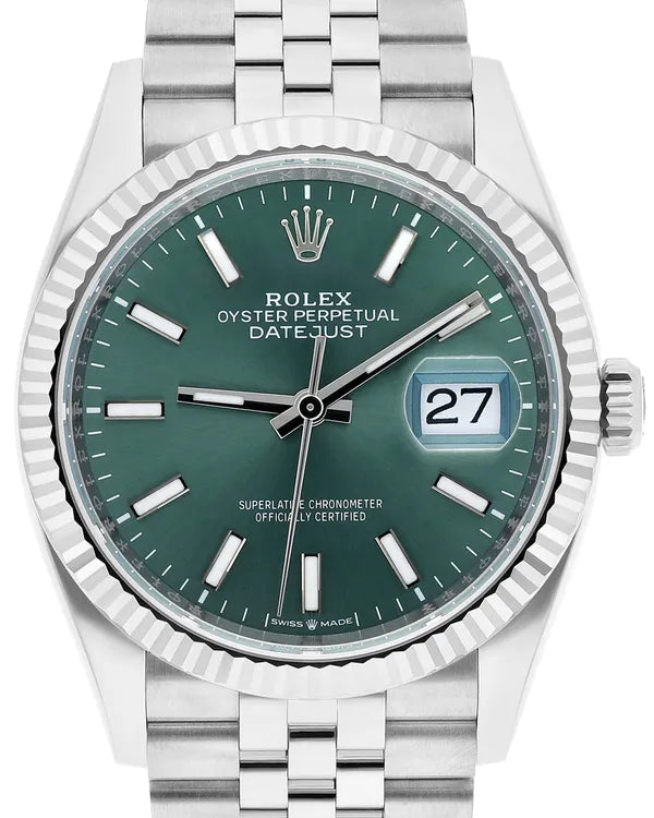 2024 Rolex Datejust 36MM Green Dial Jubilee Bracelet (126234)