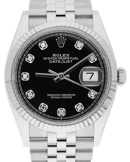 2021 Rolex Datejust 36MM Black Dial Jubilee Bracelet (126234)