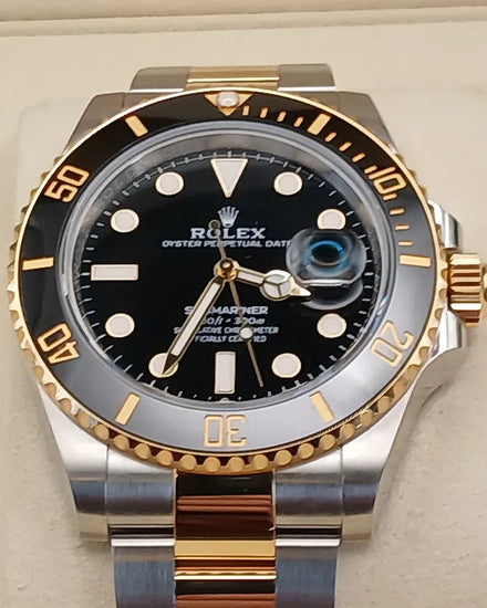 2025 Rolex Submariner Date 41MM Black Dial Two-Tone Oyster Bracelet (126613LN)