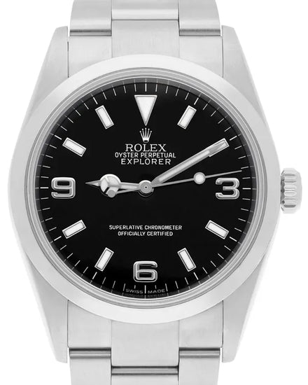 Rolex Explorer 36MM Black Dial Oyster Bracelet (114270)