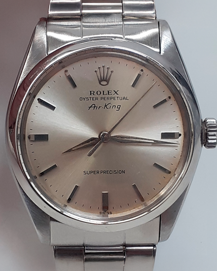 Rolex Air-King 34MM Silver Dial Oyster Bracelet (5500)