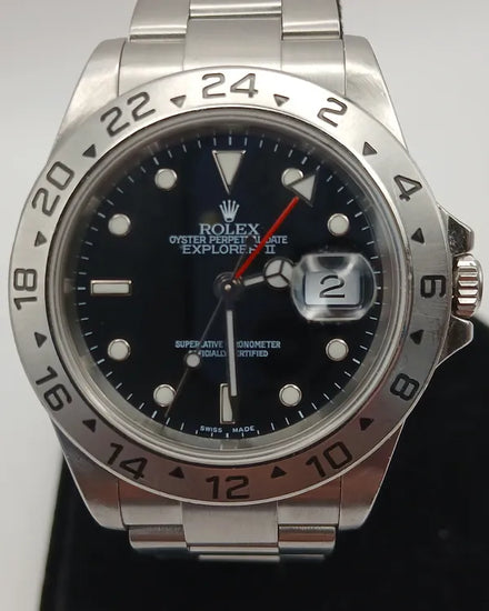 2004 Rolex Explorer II 40MM Black Dial Oyster Bracelet (16570)