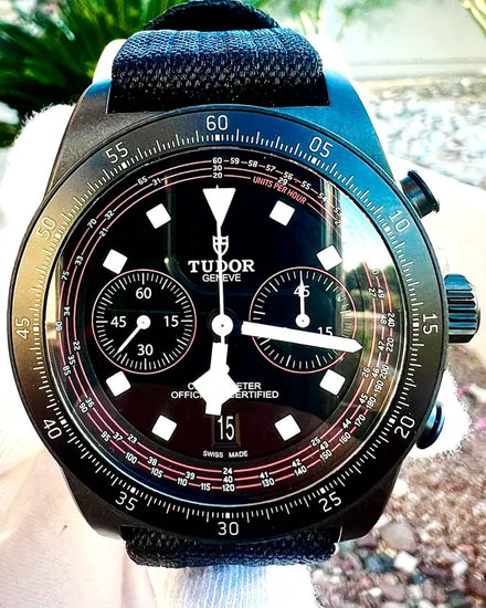 2024 Tudor Pelagos FXD "Cycling Edition" 43MM Black Dial Textile Strap (25827KN)