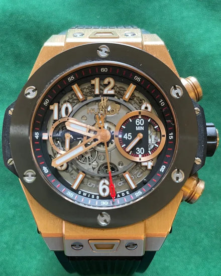 Hublot Big Bang Unico 45MM Skeleton Dial Rubber Strap (411.OM.1180.RX)