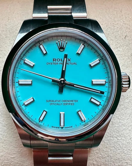 2025 Rolex Oyster Perpetual 31MM Turquoise Dial Oyster Bracelet (277200)