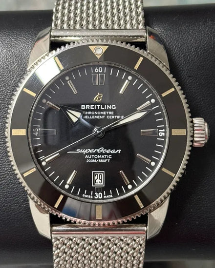 2020 Breitling Superocean Heritage II 46MM Black Dial Steel Bracelet (AB2020121B1S1)
