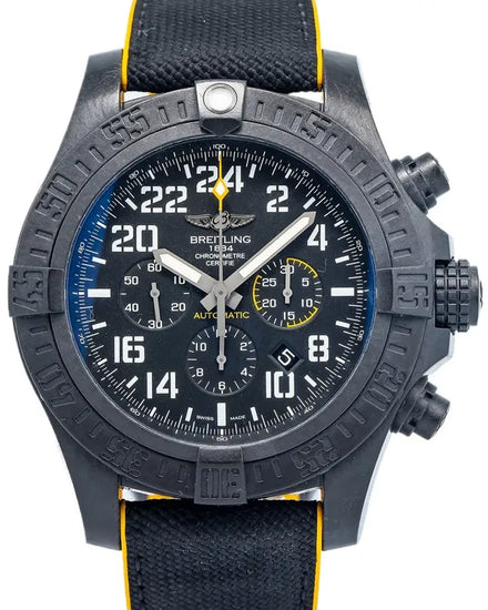 2020 Breitling Avenger Hurricane 50MM Black Dial Rubber Strap (XB1210)