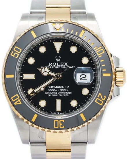 Rolex Submariner Date 41MM Black Dial Two-Tone Oyster Bracelet (126613LN)