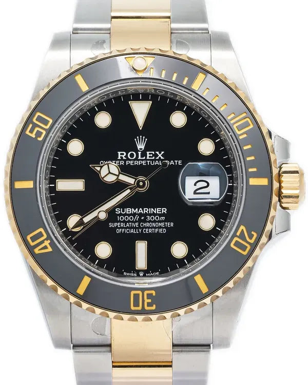 Rolex Submariner Date 41MM Black Dial Two-Tone Oyster Bracelet (126613LN)