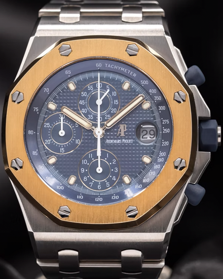 1995 Rare Audemars Piguet Royal Oak Offshore "Beast" L.E. 42MM Blue Dial Steel Bracelet (25721SA.OO.1000ST.01)
