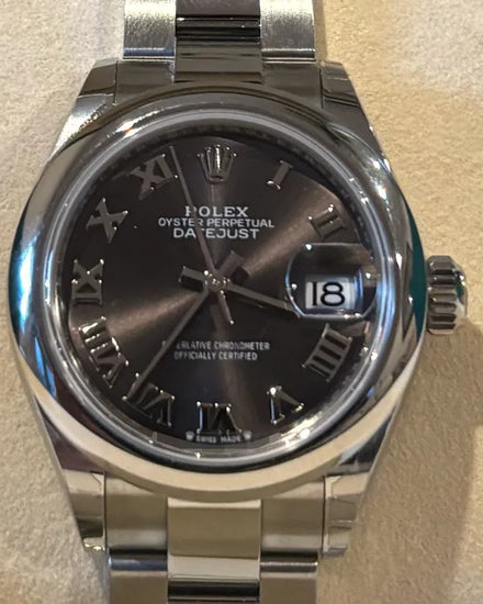 2025 Rolex Lady-Datejust 28MM Rhodium Dial Oyster Bracelet (279160)