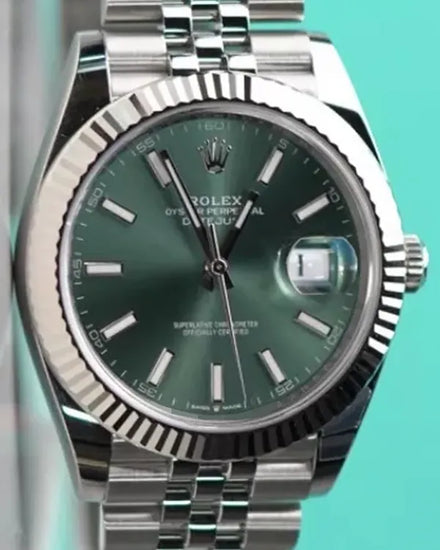2023 Rolex Datejust 41MM Green Dial Jubilee Bracelet (126334)
