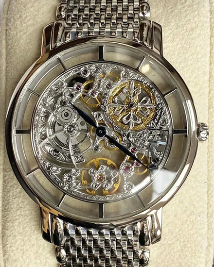 2009 Patek Philippe Complications 39MM Skeleton Dial White Gold Bracelet (5180/1G-010)