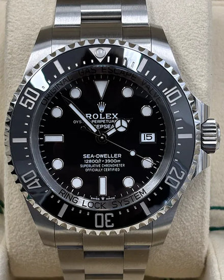 2023 Rolex Sea-Dweller Deepsea 44MM Black Dial Oyster Bracelet (136660)