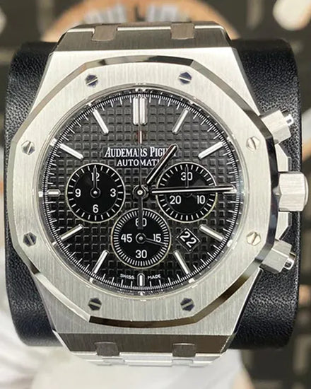 Audemars Piguet Royal Oak Chronograph 41MM Black Dial Steel Bracelet (26320ST.OO.1220ST.01)