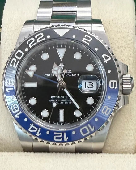 2025 Rolex GMT-Master II "Batman" 40MM Black Dial Oyster Bracelet (116710BLNR)
