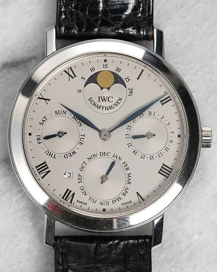 IWC Schaffhausen Portofino 36MM White Dial Leather Strap (2050)