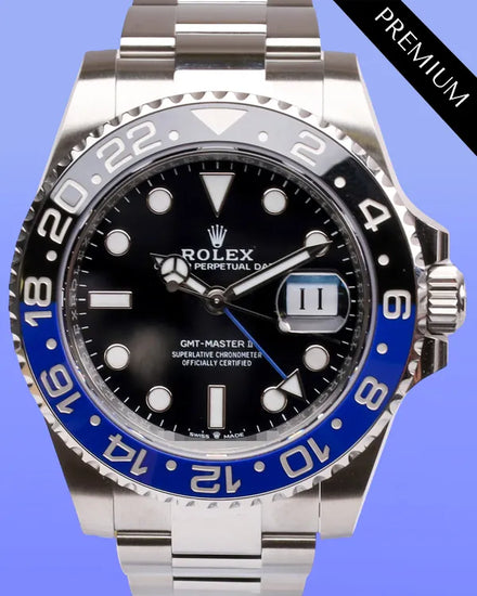 2025 Rolex GMT-Master II "Batman" 40MM Black Dial Oyster Bracelet (126710BLNR)