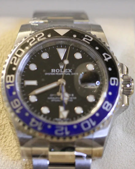 2017 Rolex GMT-Master II "Batman" 40MM Black Dial Oyster Bracelet (116710BLNR)