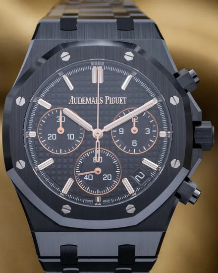2023 Audemars Piguet Royal Oak Chronograph 41MM Black Dial Ceramic Bracelet (26240CE.OO.1225CE.02)