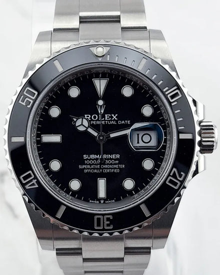 No Reserve - 2023 Rolex Submariner Date 41MM Black Dial Oyster Bracelet (126610LN)