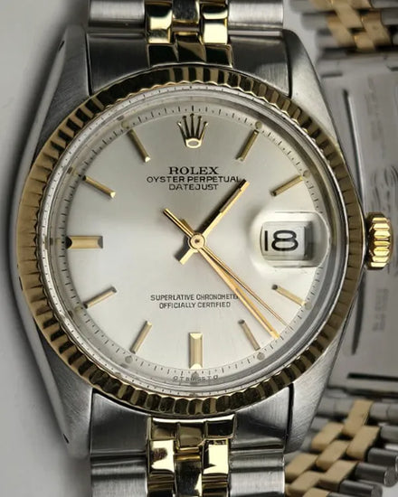 Rolex Datejust 36MM Silver Dial Two-Tone Jubilee Bracelet (1601)