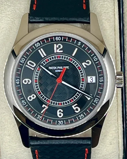 2024 Patek Philippe Calatrava 40MM Black Dial Leather Strap (6007G-010)