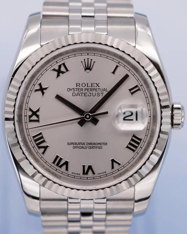 Rolex Datejust 36MM Silver Dial Jubilee Bracelet (116234)