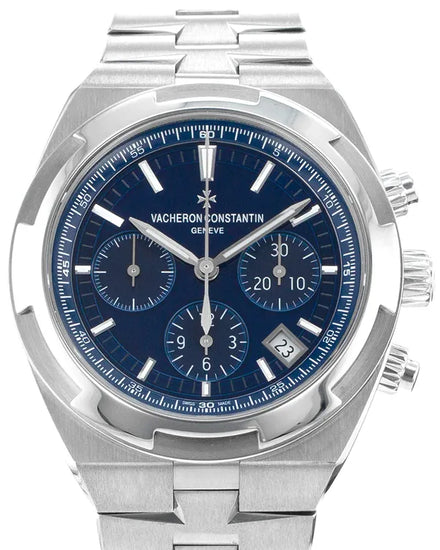 2017 Vacheron Constantin Overseas Chronograph 42.5MM Blue Dial Steel Bracelet (5500V/110A-B148)