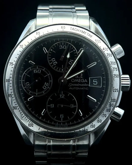 Omega Speedmaster Date 39MM Black Dial Steel Bracelet (3513.50.00)