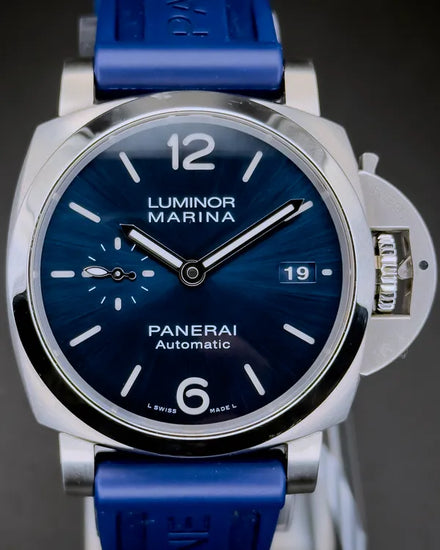 2022 Panerai Luminor Marina 1950 3 Days 42MM Blue Dial Rubber Strap (PAM01393)