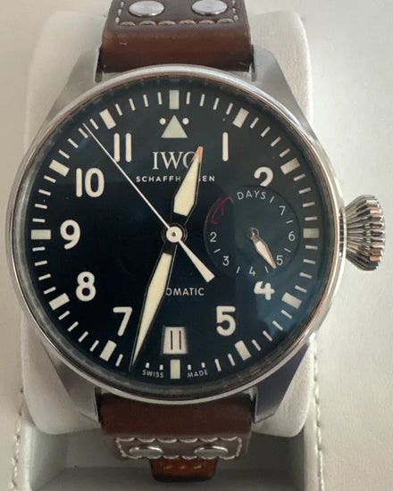 2017 IWC Schaffhausen Pilot "Le Petit Prince" 46MM Blue Dial Leather Strap (IW500916)