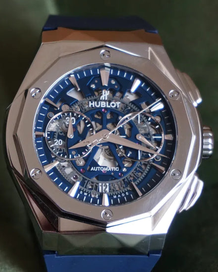 Hublot Classic Fusion Aerofusion 45MM Skeleton Dial Rubber Strap (525.NX.5170.RX.ORL21)