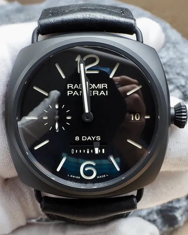 Panerai Radiomir Black Seal 3 Days 45MM Black Dial Leather Strap (PAM00505)