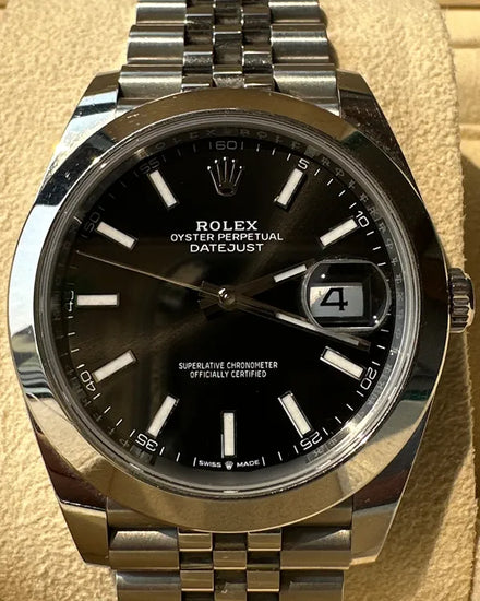 2022 Rolex Datejust 41MM Black Dial Jubilee Bracelet (126300)