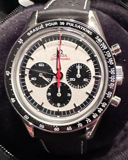 Omega Speedmaster Anniversary Series L.E. 39.7MM Silver Dial Leather Strap (311.32.40.30.02.001)