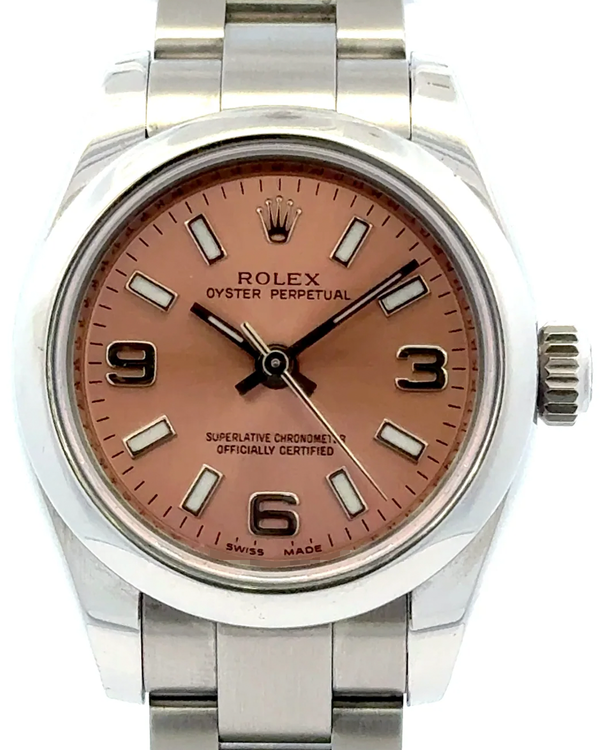 2009 Rolex Oyster Perpetual 26MM Pink Dial Oyster Bracelet (176200)