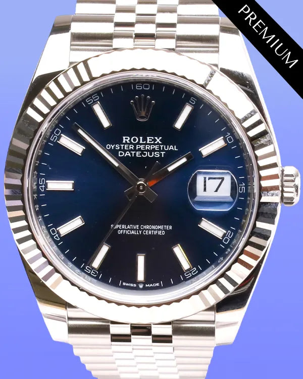 2025 Rolex Datejust 41MM Blue Dial Jubilee Bracelet (126334)