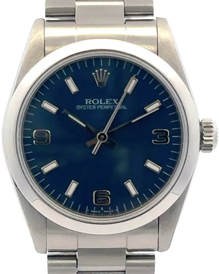1998 Rolex Oyster Perpetual 31MM Blue Dial Oyster Bracelet (67480)