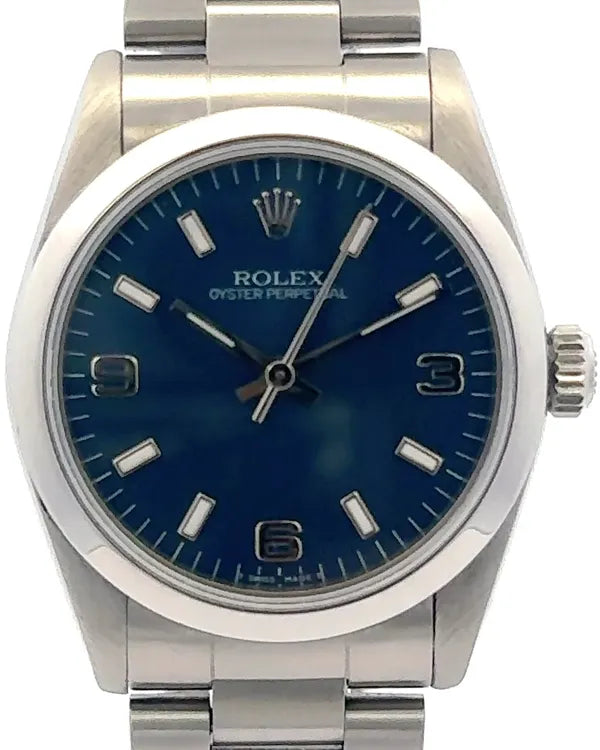1998 Rolex Oyster Perpetual 31MM Blue Dial Oyster Bracelet (67480)