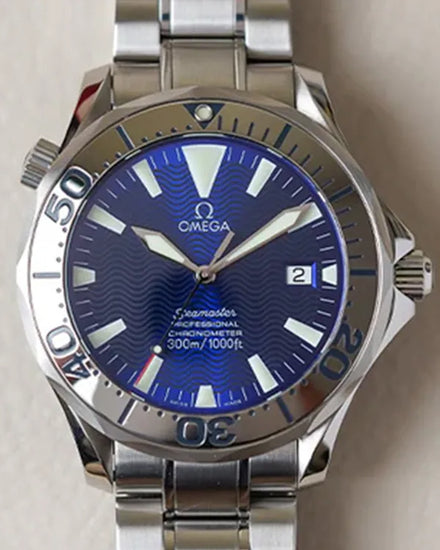 2024 Omega Seamaster Diver 300M 41MM Blue Dial Steel Bracelet (2255.80.00)
