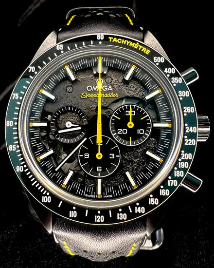 2024 Omega Speedmaster Dark Side of the Moon "Apollo 8" 44.25MM Black Dial Leather Strap (311.92.44.30.01.001)