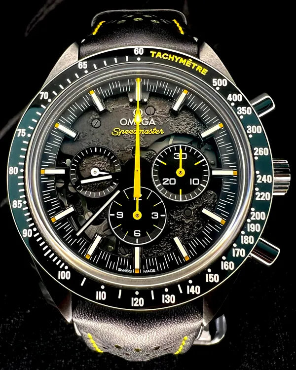 2024 Omega Speedmaster Dark Side of the Moon "Apollo 8" 44.25MM Black Dial Leather Strap (311.92.44.30.01.001)