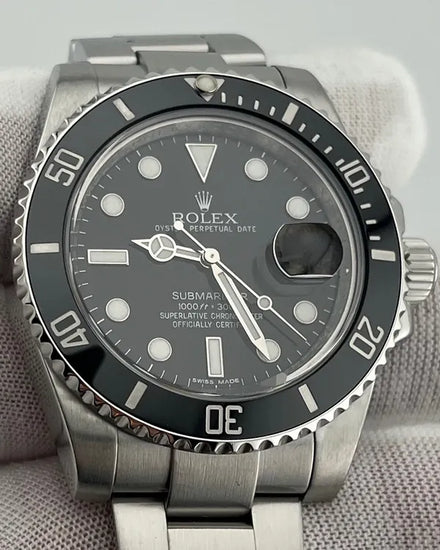 2010 Rolex Submariner Date 40MM Black Dial Oyster Bracelet (116610)