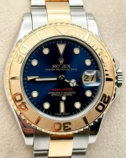 2006 Rolex Yacht-Master 40MM Blue Dial Two-Tone Oyster Bracelet (168623)