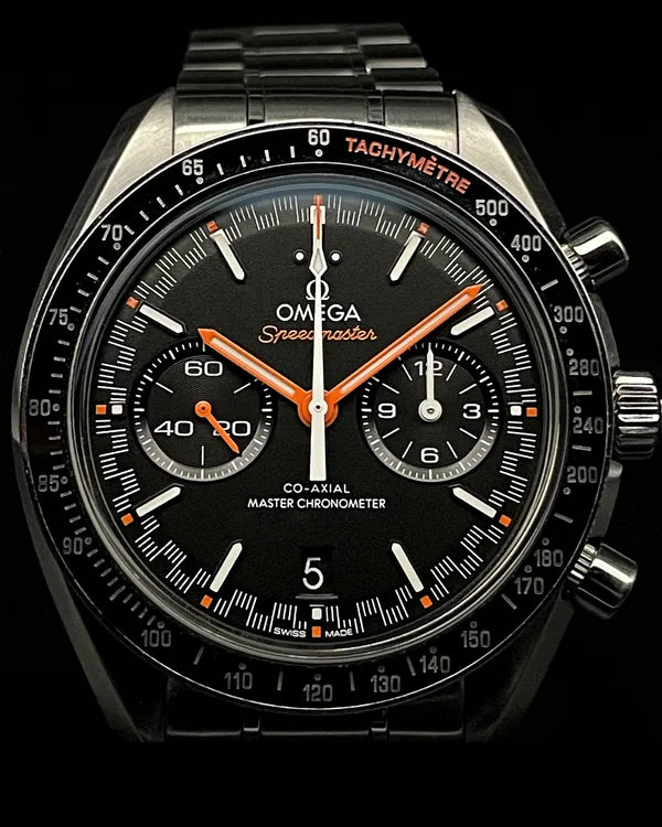 2021 Omega Speedmaster Racing 44.25MM Black Dial Steel Bracelet (329.30.44.51.01.002)